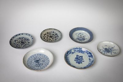 CHINE du Sud Vietnam, XIXe siècle Assiettes