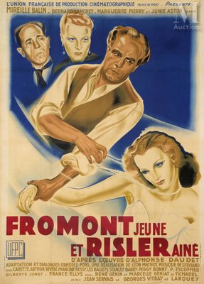 french movie poster for the film fromont jeune et risiere