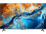 a flat screen tv with an abstract painting on the screen