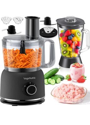 an image of a blender with a variety of food in it