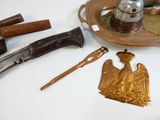 a lot of different items that are sitting on a table