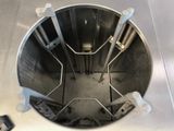 an image of a stainless steel bowl with handles and handles