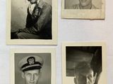 several old black and white photos of men in military uniforms