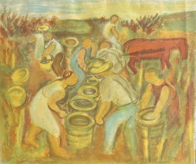 Maurice SAVIN (1894-1973) Les vendanges
