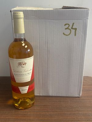 6 B. vin blanc Château VALENTIN en Saint Croix du Mont - 2015 - TVA RÉ - Photo 1