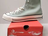 Baskets Converse All Star montantes, vert menthe et blanc