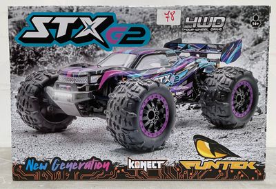 une image représentant un monster truck miniature dans une boîte