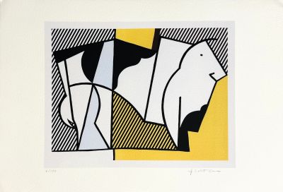 an image of a picture of a cow with a yellow background