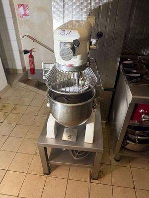 an image of a commercial mixer in a commercial kitchen