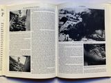 an open book with pictures of military equipment on it