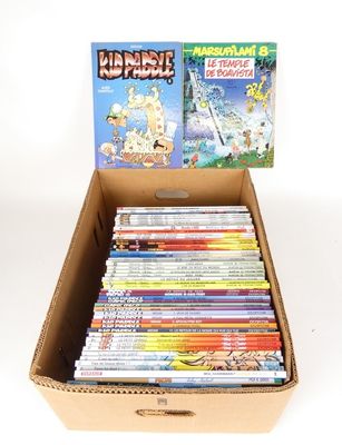 the box is full of comics and books in it