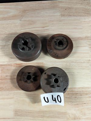 Lot de 4 cloches d'embrayage.