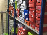 many boxes on the shelves in the store