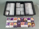 a lot of cards that are sitting on a table