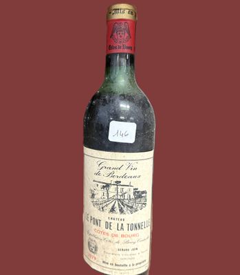 1 bouteille de Cotes de Bourg 1979 domaine Gérard Juin châte…