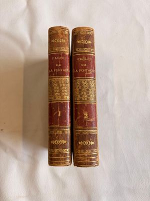 deux vieux livres posés l'un sur l'autre sur une surface blanche