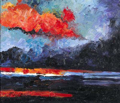 Piet VAN OST (1930-2015) "Quatre chromies au Touquet, 2011"