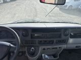 a view of a dashboard from inside a car