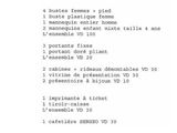 une image représentant une feuille blanche sur laquelle figure une liste d'éléments