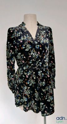 ZADIG & VOLTAIRE - Robe asymétrique en velours - Taille S - …