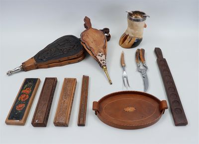 a lot of items that are sitting on a table