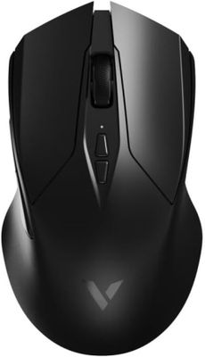 a close up of a black mouse on a white background