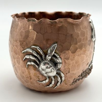 GORHAM, vers 1900. COUPE ronde à col évalsé à bords dentelés…