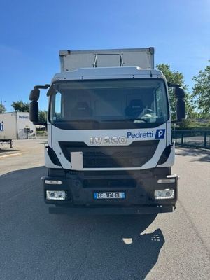 a truck that is parked on the side of the road