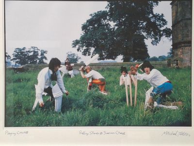 Michael JOSEPH (né en 1941) Playing Cricket