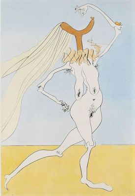 Salvador Dali - Quevedo visonnaire / Quevedos Visioner, 1975…