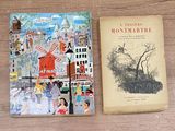 deux livres posés sur une table en bois