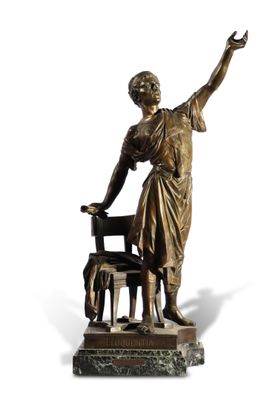 Edouard DROUOT (1859-1945) Eloquentia ou l'Allégorie de l'el… - Photo 1