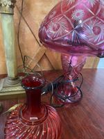 Lampe champignon en cristal double couche. (photo 4)