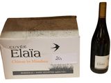 a bottle of wine sitting next to a box of wine