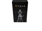 a black box that has a silver and black electronic device in it