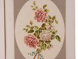 an image of a picture of a painting of flowers on a white background