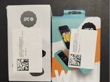 packaging for a cell phone with a qr code attached to it