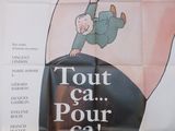 Affiche française du film « Tout ça pour ça », avec Claude Lelouch