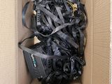 a cardboard box with a bunch of wires in it