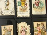 a book that has a bunch of cards on it