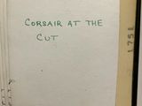 a book with writing on it that says corsair at the cut