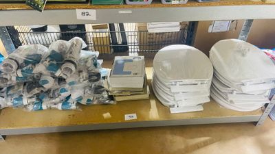 a lot of items that are on the shelf