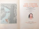 a book with a picture of a man in a castle