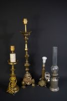 Lot de quatre lampes. Non fonctionnelles.