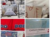 several pictures of a variety of items that are on display in a store