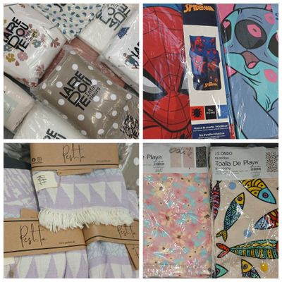 many different pictures of a variety of items in a store