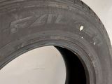 the tire of a car is shown with a hole in the center