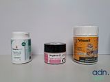 three different types of vitamins on the table