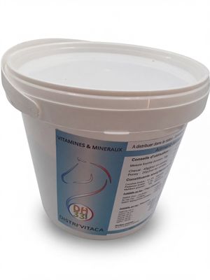 DISTRI’VITACA - Vitamines et Minéraux pour chevaux - Seau 1k…