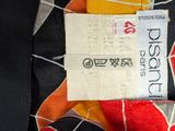 a close up of a tie with a price tag on it